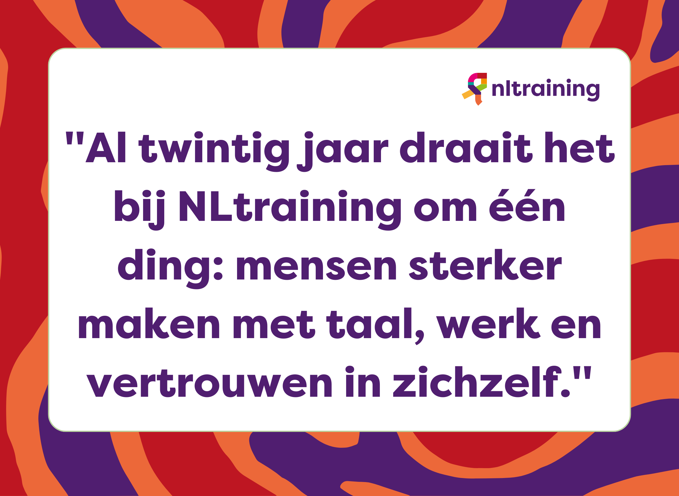 Van zeven cursisten tot landelijke speler: 20 jaar NLtraining