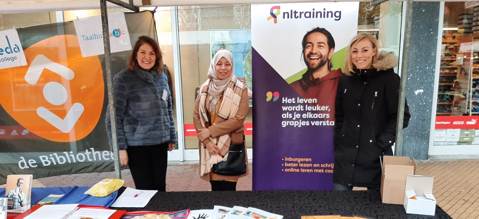 NLtraining op markt Vlaardingen